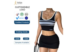Under Lulu CustomWomen Color Striped Tank Top Yoga Clothing Spandex/Nylon Quick Dry Tight Fit Sports Fitness Knitted Shirt Sling