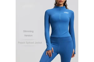 Nylon 66 High Tenacity Spandex Thermal Brushed Brushed Fleece Knit 300 GSM for Running Tops
