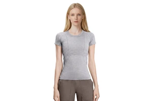 Spring Summer New Women's Crew Neck Short-sleeved Sports T-shirt Running Fitness Top Slim-fit Breathable Yoga