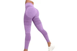 Plus Size Solid Yoga Fitness Compression High Waist Thick Full Length Quick Dry Spandex/Polyester Leggings for Women