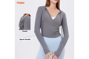 High-quality Yoga Top for Wearing Fitness Clothes Running Yoga Long Sleeves for Slimming Quick Drying Sports T-shirt for Women