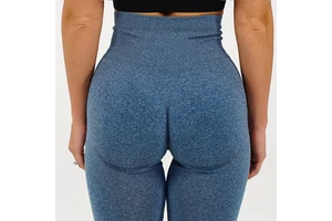 Best Selling Custom Women's Yoga Wear Seamless Butt Lift Compression Pants with Tie Dye Scrunch Front Logo Plus Size Options
