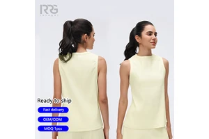 Roregal Summer Yoga Wear Women Sports High-Stretch Quick-Dry Sports Tank Outdoor Fitness Sleeveless Tops