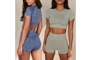 Fashion Fitness Yoga Crop tops High Quality Custom Logo Women's Summer t shirt