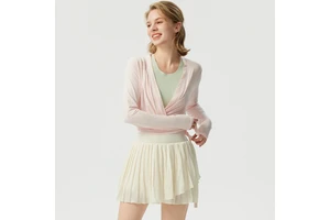 Women's High-End Cross-Strap Long-Sleeved Tops for Spring Summer Outdoor Blouses Fitness Pilates Jackets Plus Size Yoga Wear