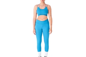 High Quality Custom Spandex Solid Elastic Waist Sportswear Seamless Activewear Women Yoga Set 2-Piece Front Logo Wholesale OEM