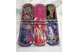 New Arrival Boho Hippie Gypsy Style Embroidery Work Mobile Phone Bags Supper Selling Women's Fashion Wholesale-Made Velvet Nylon