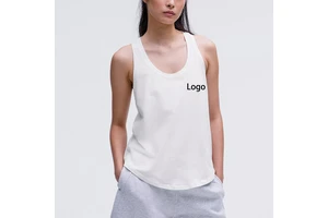 Custom Skin Friendly Breathable Women's Summer tank Tops Yoga Outdoor Sport Fitness Loose Casual Gym Outfit Sleeveless Yoga Top