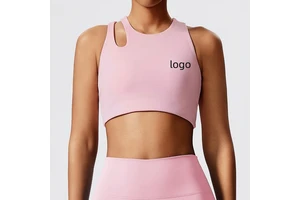 Women Yoga Tops Sleeveless Workout Shirts Breathable Stretch Fitness Sportswear Activewear