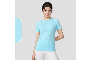 Premium Merino Wool Yoga Blouse Soft Thermal Comfortable Sports Top Stretchy Slim Fit Yoga Shirt Women Fitness Workout Running