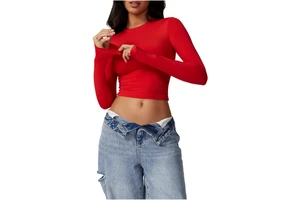 2025 New Arrivals Women's Custom Logo Compression Sports Top Long Sleeve Workout Gym Tops for Yoga Athletic Exercise Seamless