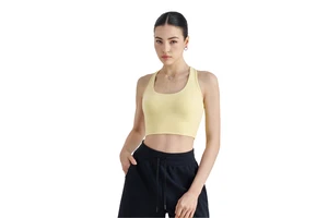 Women's Slim Half Zip Gym Fitness Vest Breathable Ice Silk Lapel Yoga Top for Sports and Exercise Sleeveless