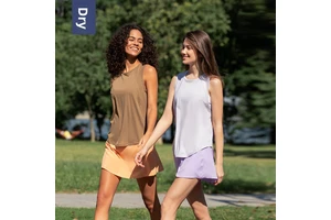 Women's Breathable Cut Vest Lightweight Sports Blouse with Beautiful Back Yoga Wear Quick-Drying Front Logo Sleeveless Top