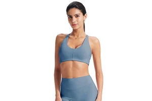 Women's Comfortable Cross Back Sports Bra Sexy Sports Bra High Support U-led Sports Bra