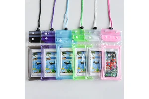 Universal Clear Waterproof Phone Bag for Swimming Outdoor Sports Underwater Pouch Floating Sealed with Lanyard
