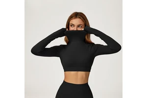 New Arrival Women S Brushed Yoga T Shirt Long Sleeve Crop Top Open Back Hollow Out Quick Dry Skin Friendly Running Fitness Gym