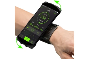 7Mile Non-detachable 360 Rotate Sport Running Silicone ABS Waterproof Shockproof Armband Phone Holder for /Iphone