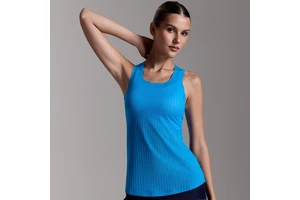 TRMA Women Ultra-thin Racerback Yoga Tank High Stretch 92% Polyester 8% Spandex Performance Active Cooling Wear S-2XL