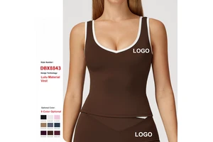 Custom High-Quality Quick-Drying Breathable Tights Women'S Backless Yoga Vests Women Gym Fitness Workout Tops Workout Bra