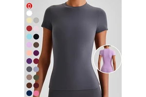 Custom Logo High-stretch Breathable Plain Blank Tees Outdoor Running Casual Street Wear Short-sleeved Sports T-shirt Yoga Top