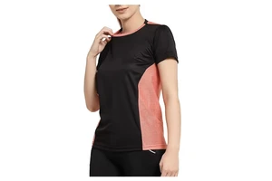Custom New Arrival Women's Sports Yoga T-Shirt Batik Print Hole Design Spandex Blend Rayon Zipper Breathable Quick-Dry Anti-UV