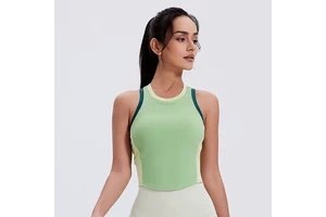 High-Elasticity Breathable Women Sports Tank Top Quick-Dry Stretchy Yoga Vest Suitable for Gym Workouts Running Outdoor Fitness