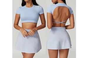 High Stretch Seamless Short Sleeve T Shirt for Women Spandex Tight Jogging Fitness Yoga Top Lightweight Breathable Printed