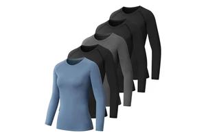 High Quality Women's Autumn Sports Yoga Tops Breathable Quick Dry Compression Mesh Decoration Eco-Friendly Printed Sweat-Wicking