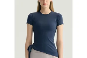 Terra Motion Singapore: Yoga Shorts Built on Recycled Nylon/Spandex Tricot Knit