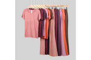 Women's Solid 2-Piece Yoga Set Short Sleeve Sports T-Shirt & Flared Pants Active Stretch Breathable Comfortable Gym Outfit