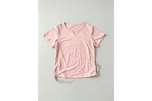 Women Curved Hem Short Sleeve Yoga Top, High Elastic Quick Dry Breathable Plus Size Fitness Sport Tee
