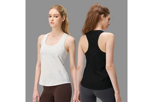 Wholesale Women's Yoga Tank Top Printed Quick-Dry Gym Sleeveless Cover up Running Breathable Regular Vest