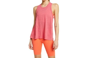 Women's Breathable Casual Gym Tank Top and Yoga Sports Clothing Quick Dry Jersey Loose Fit Front Logo 100% Cotton on Sale Now
