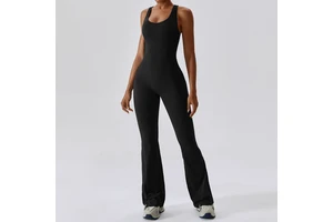 Women's New ONE Piece Seamless Yoga Gym Jumpsuit Active Wear Bodysuit With Light Control Level