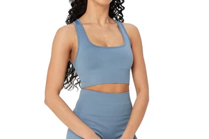 New Arrival Women's Seamless Sports Bra Custom Wholesale Gym Wear Made Pakistan Running Gym Exercise Front Spandex/Polyester