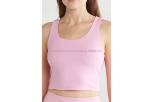 Custom Logo OEM ODM Bra Women Gym Short Sleeve Athletic Yoga Shirts Girls Workout Cotton Tee Loose Crop Top Crewneck T-Shirt
