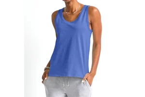 Womens summer tank top breathable soft fabric sleeveless casual top suitable for fitness workouts yoga and everyday use
