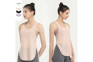 Core-Spun Cotton-Feel Polyester Compression Interlock Knit 250 GSM for Sports Bras