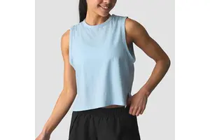 Custom Yoga Outdoor Wear Tight Fitness Clothes Slim Sports Running Comfortable Loose Elastic Band Sleeveless Gym Women Tank Top