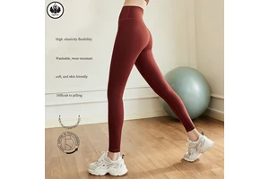 QUMOR Wholesale Cloud Sense Solid High Waisted Leggings Women Yoga Pants Seamless Eco-Friendly Workout Tights Gym Clothing