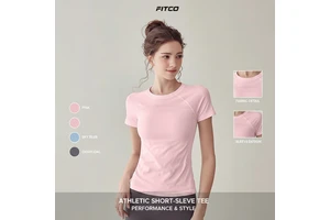 Women Short Yoga T-Shirt High Elastic Slim Fit Breathable Quick Dry High Quality Gym Sports Workout Tops