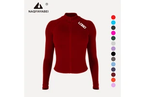 Women Seamless Dynamic Zippy Jacket High Stretch Yoga Top Fitness Gym Wear Ropa Deportiva Mujer