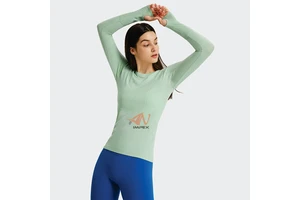 Yoga Wear Women Gym Fitness Set Compression Long Sleeve t Shirt Seamless Top