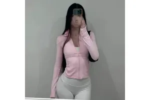 Running Fast Dry Fitness Half Zip Stretch Long Sleeve Top Yoga Clothes
