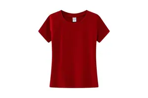 Summer Slim Fit Summer Casual Round Neck Cropped Top Custom Logo Women Tee T-shirts