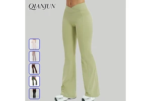 Women's Plus Size Yoga Pants Gym Clothing Fitness Workout Lift Hip V Legging High Waist Yoga Exercise Leggings