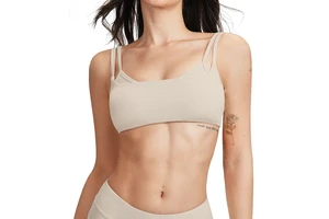 Sportswear Manufacturer Double-strap Yoga Top with Built-in Pads High Quality Plus Size Fitness Sports Bra for Women