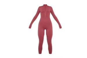 Women's All Seasons Casual High Waist Yoga Jumpsuit 2-Piece Set Long-Sleeved Side Split Top Stretchy Wide Leg Pants Canvas