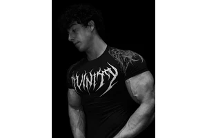 2026 Compression Shirt Short Sleeve Tops Muscle Gym Fitness InBlack Body Shape Fit Reveal Fiqures Running Yoga Training