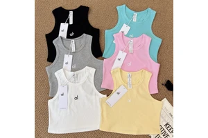2026 Summer New Style Yoga Tank Top With Straps Tight-Fitting Slimming Sleeveless Sports Top Basic Layered Shirt